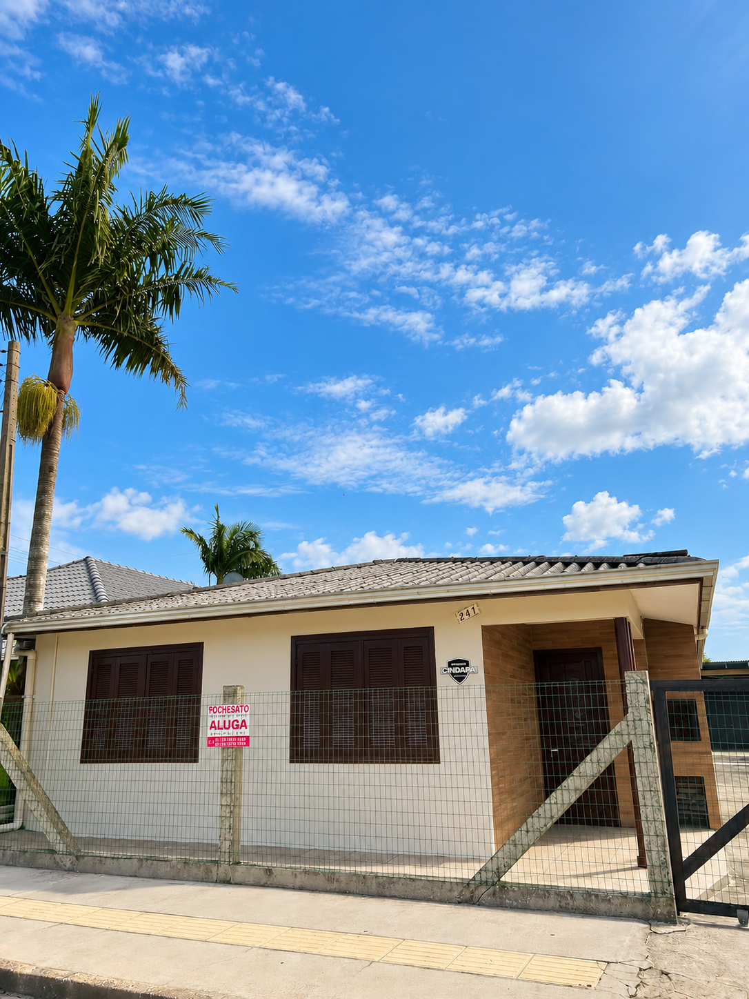 Fachada de casa para temporada em Arroio do Sal